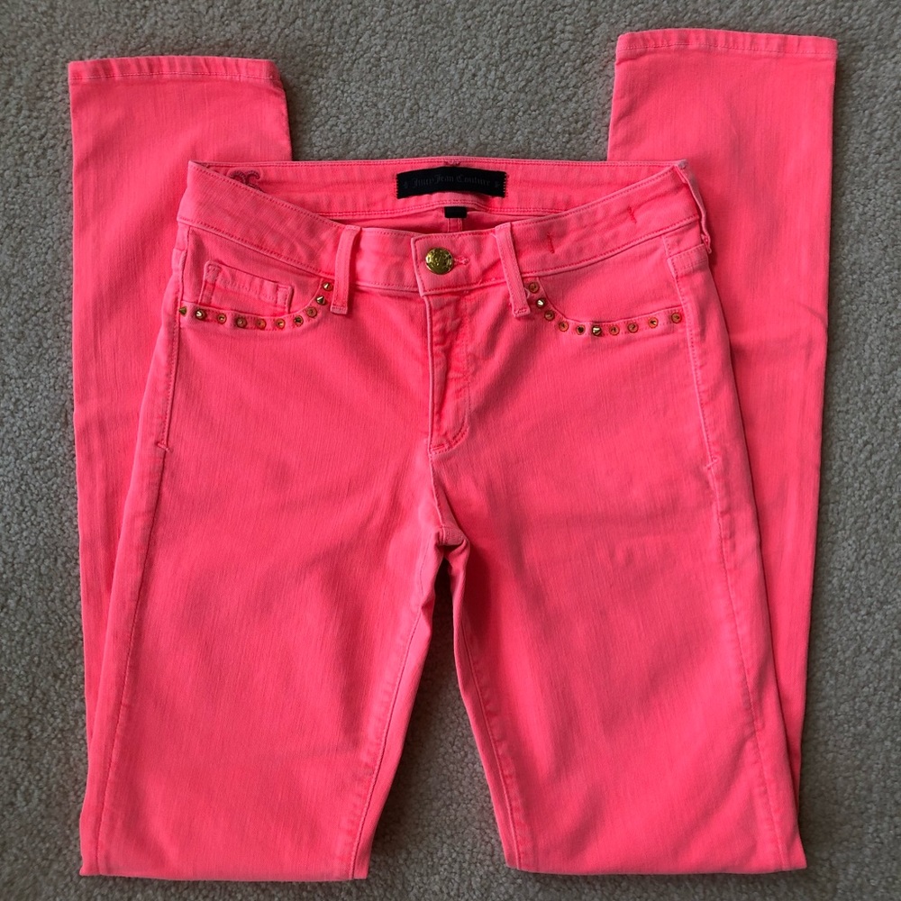 JUICY COUTURE bright orange jeans